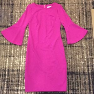 Calvin Klein bell sleeved dress.